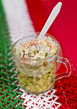 Mexican Corn Dish Known As Esquites