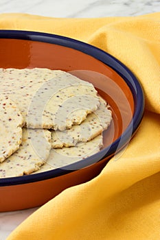 Mexican corn tortillas