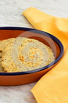 Mexican corn tortillas