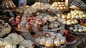 Mexican culinary delights festive display of delectable desserts and sweet confections photo