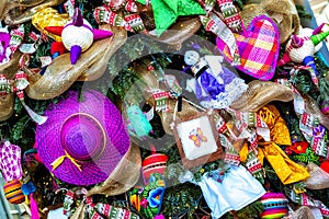 Mexican decorations, bright spots