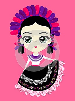 Mexican doll otomi