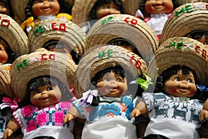 Mexican dolls with sombreros