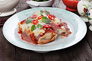 Mexican enchilada photo