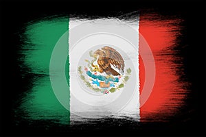 The Mexican flag