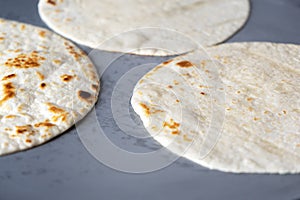 Mexican flour tortillas