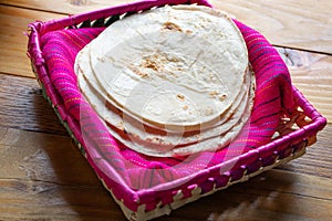 Mexican flour tortillas