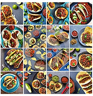 Mexican food - delicious taco shells