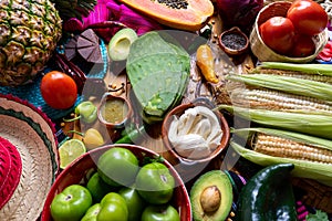 Mexican food: ingredients