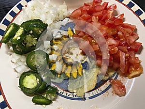 Mexican Food Ingredients Ready to be Cooked