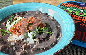 Mexican food Pork and Beans, Frijol con Puerco, Traditional Mexican food from Yucatan photo