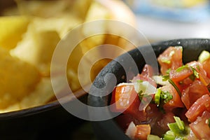 Mexican Food - Salsa & Chips photo