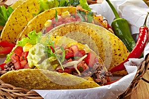 Mexican food Tacos