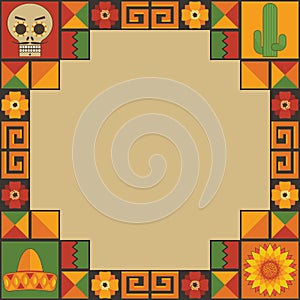 Mexican frame decoration