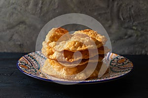 Mexican fritter also called buÃÂ±uelos photo