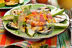 Mexican Grilled Shrimp Salad