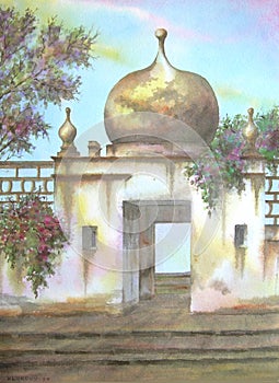 Mexican Hacienda Moorish Dome