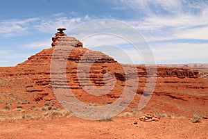 Mexican Hat Balanced Rock Formation