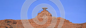 Mexican Hat rock formation,