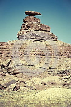 The Mexican Hat rock formation