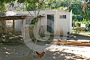 Mexican home in farm country