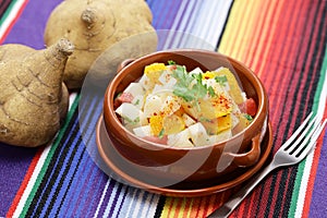 Mexican jicama and citrus salad