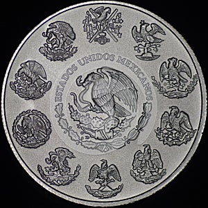 Mexican Libertad Silver Coin (Reverse) photo