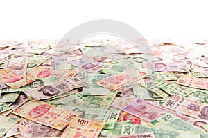 Mexican money background photo