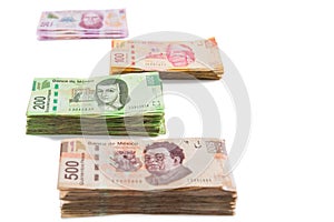 Mexican money background photo