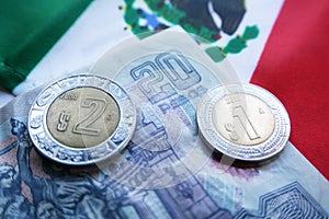 Mexican Money Close Up