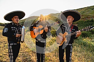 Mexican musicians mariachi