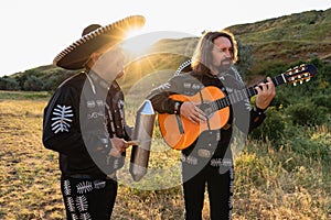 Mexican musicians mariachi