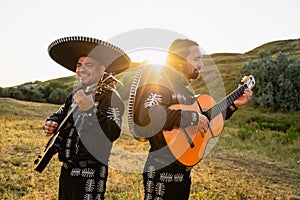 Mexican musicians mariachi