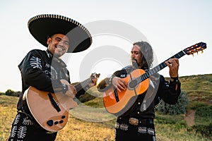 Mexican musicians mariachi