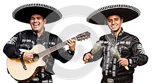 Mexican musicians mariachi band.