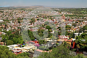 Mexican old town San Miguel de Allende, Guanajuato, Mexico.