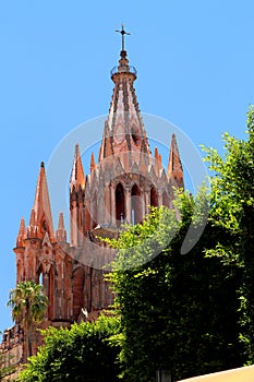 Mexican old town San Miguel de Allende, Guanajuato, Mexico.