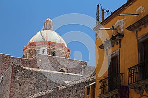 Mexican old town San Miguel de Allende, Guanajuato, Mexico.