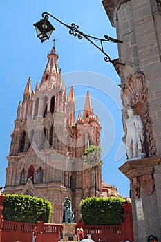 Mexican old town San Miguel de Allende, Guanajuato, Mexico.