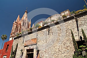 Mexican old town San Miguel de Allende, Guanajuato, Mexico.