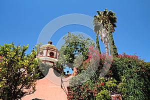 Mexican old town San Miguel de Allende, Guanajuato, Mexico.