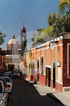 Mexican old town San Miguel de Allende, Guanajuato, Mexico.