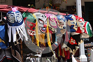 Mexican painted masks