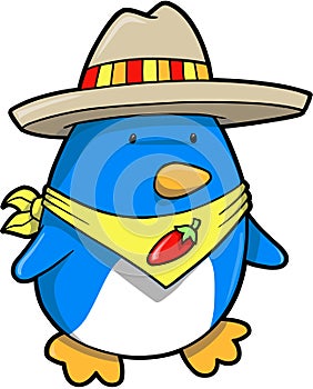 Mexican Penguin Vector