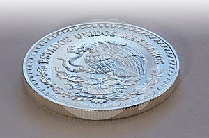 Mexican peso silver bullion coin, 1 oz, Mexico