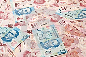 Mexican pesos photo