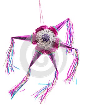Colorful mexican pinata with movement photo