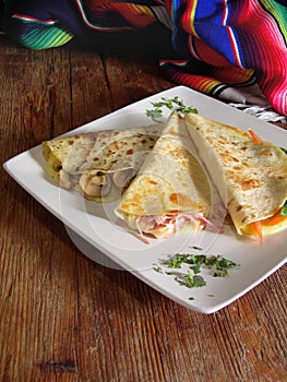 Mexican quesadillas