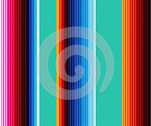 Mexican rug pattern. serape stripes vector