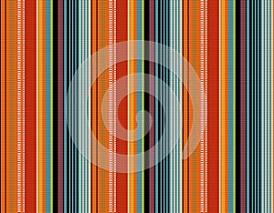 Mexican rug pattern. serape stripes vector